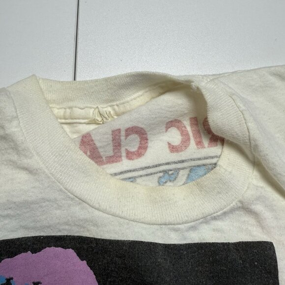 Vintage Eric Clapton Journeyman Tour T Shirt Mens S/M White Tour Tee - Picture 7 of 9